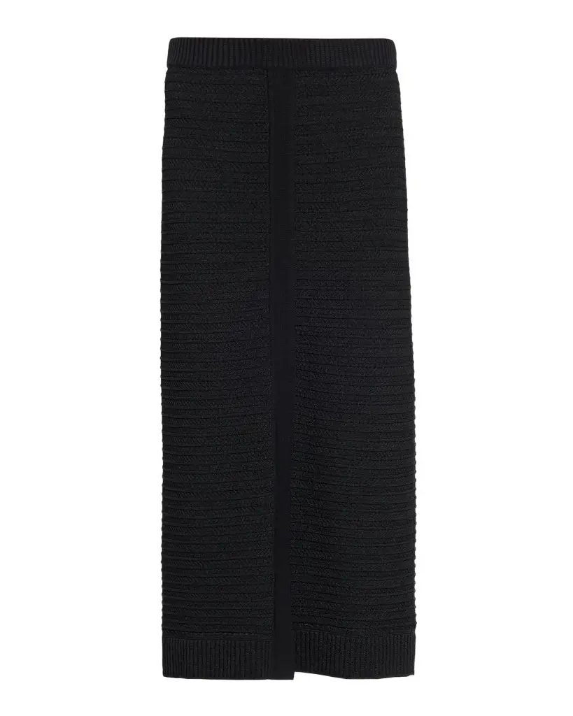 Misook Monochromatic Ottoman Knit Maxi Skirt | Image 1 Misook Monochromatic Ottoman Knit Maxi Skirt | Image 1