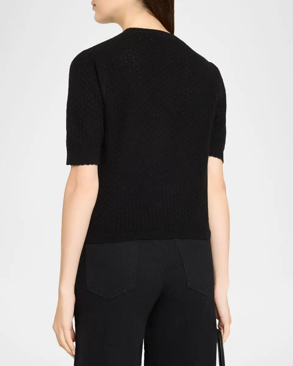 Frame The Gathered Honeycomb Cashmere Sweater | Thumbnail 3