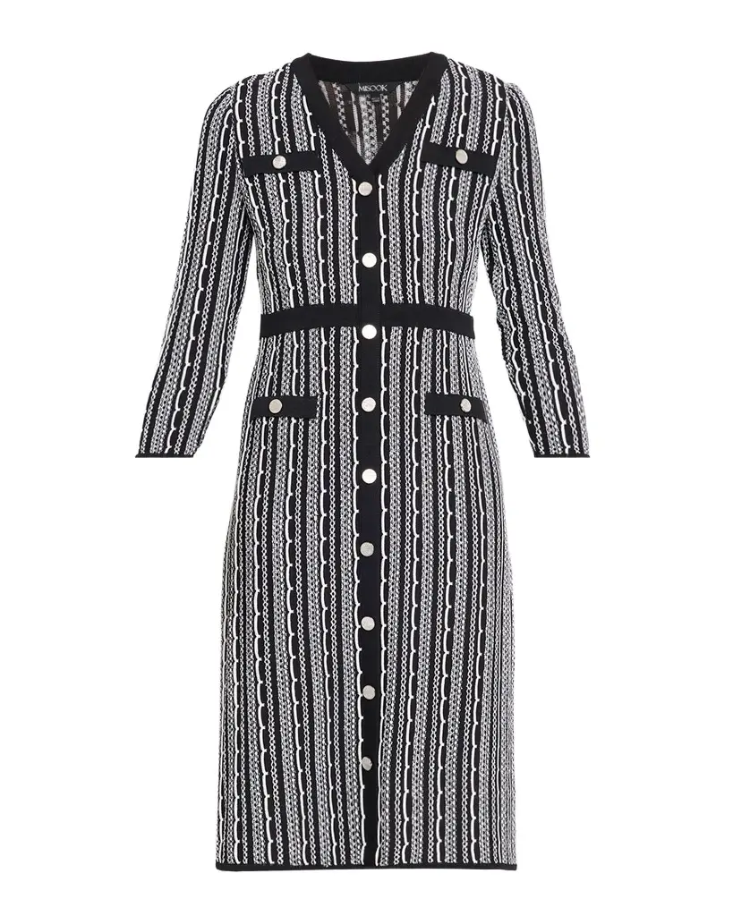 Misook Vertical Stitch Knit Sheath Dress | Image 1 Misook Vertical Stitch Knit Sheath Dress | Image 1