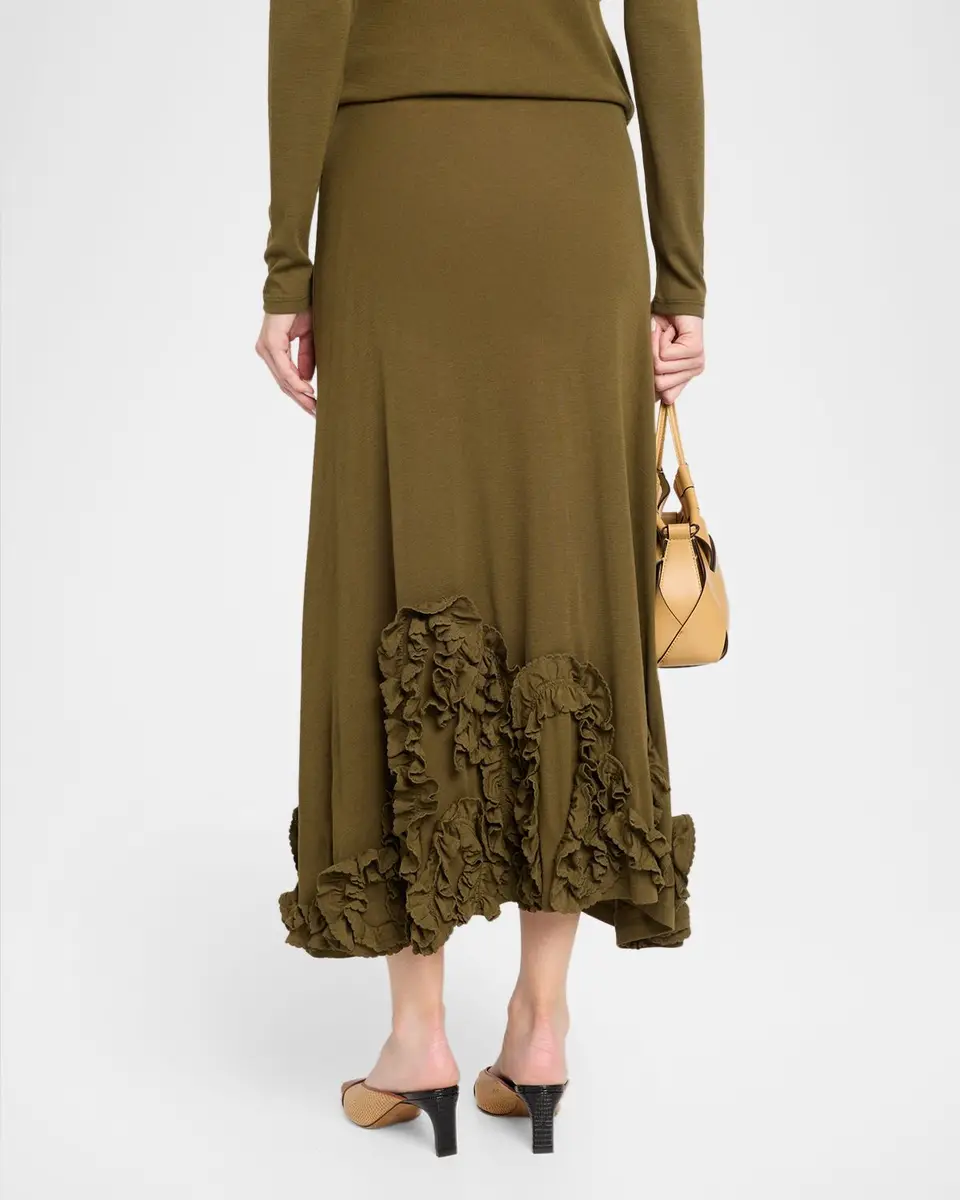 Ulla Johnson Heloise Jersey Wool Midi Skirt | Thumbnail 3 Ulla Johnson Heloise Jersey Wool Midi Skirt | Thumbnail 3