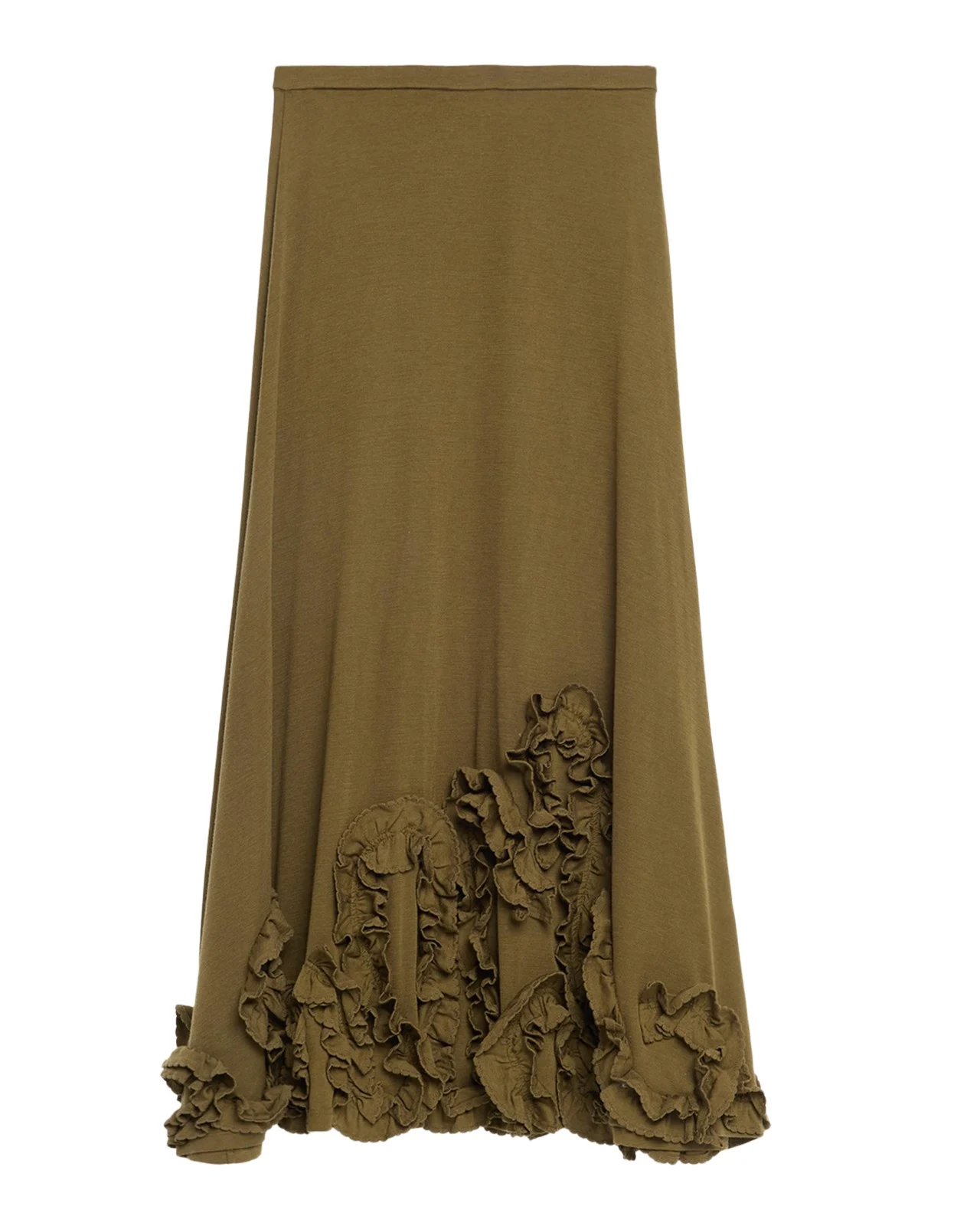 Heloise Jersey Wool Midi Skirt