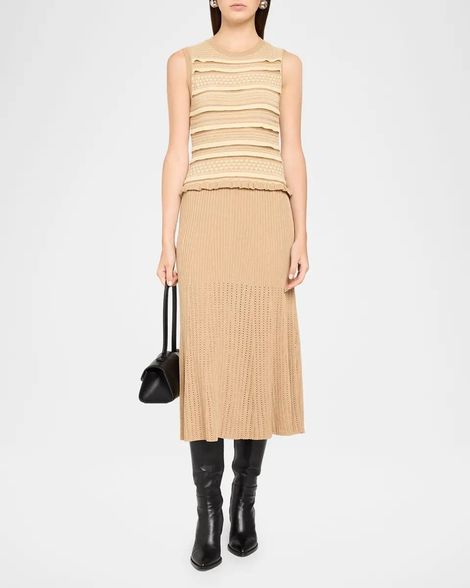 Ramy Brook Annie Compact Knit Midi Dress | Thumbnail 2