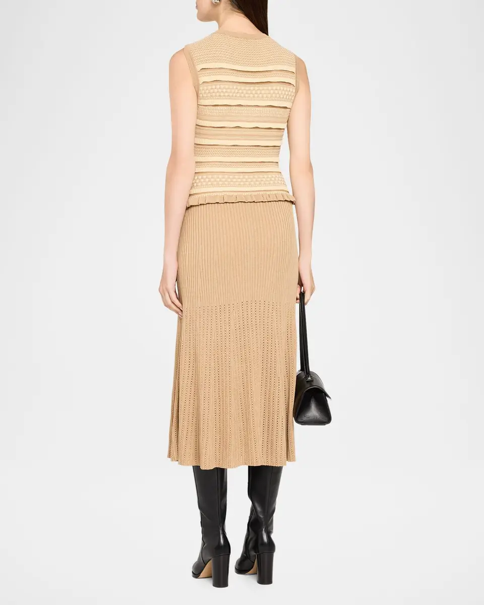 Ramy Brook Annie Compact Knit Midi Dress | Thumbnail 3