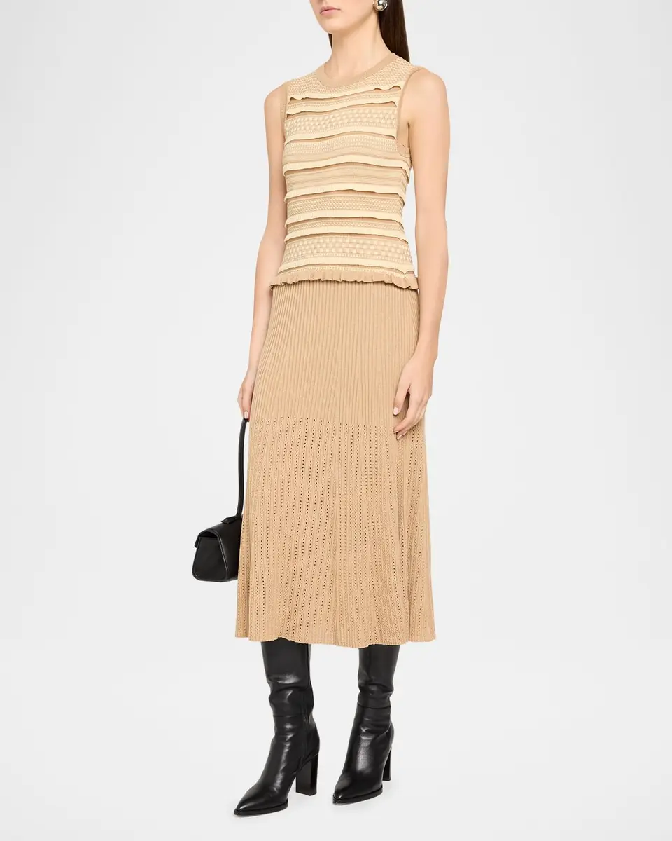 Ramy Brook Annie Compact Knit Midi Dress | Thumbnail 4