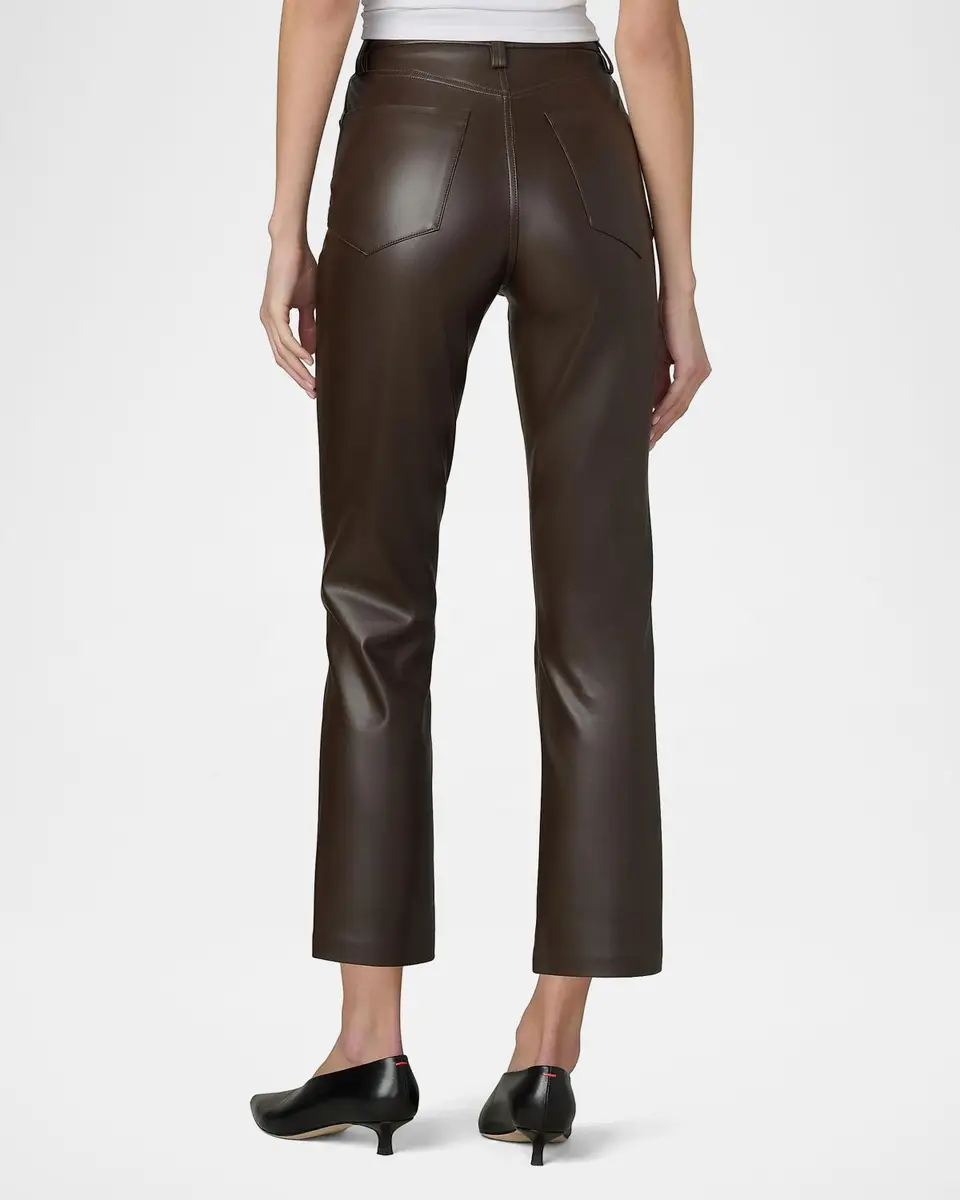 Joe's Jeans The Lyra Faux Leather Slim-Leg Ankle Crop Pants | Thumbnail 3 Joe's Jeans The Lyra Faux Leather Slim-Leg Ankle Crop Pants | Thumbnail 3