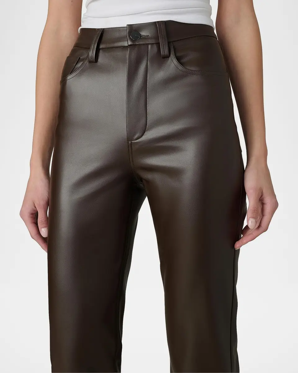 Joe's Jeans The Lyra Faux Leather Slim-Leg Ankle Crop Pants | Thumbnail 5 Joe's Jeans The Lyra Faux Leather Slim-Leg Ankle Crop Pants | Thumbnail 5
