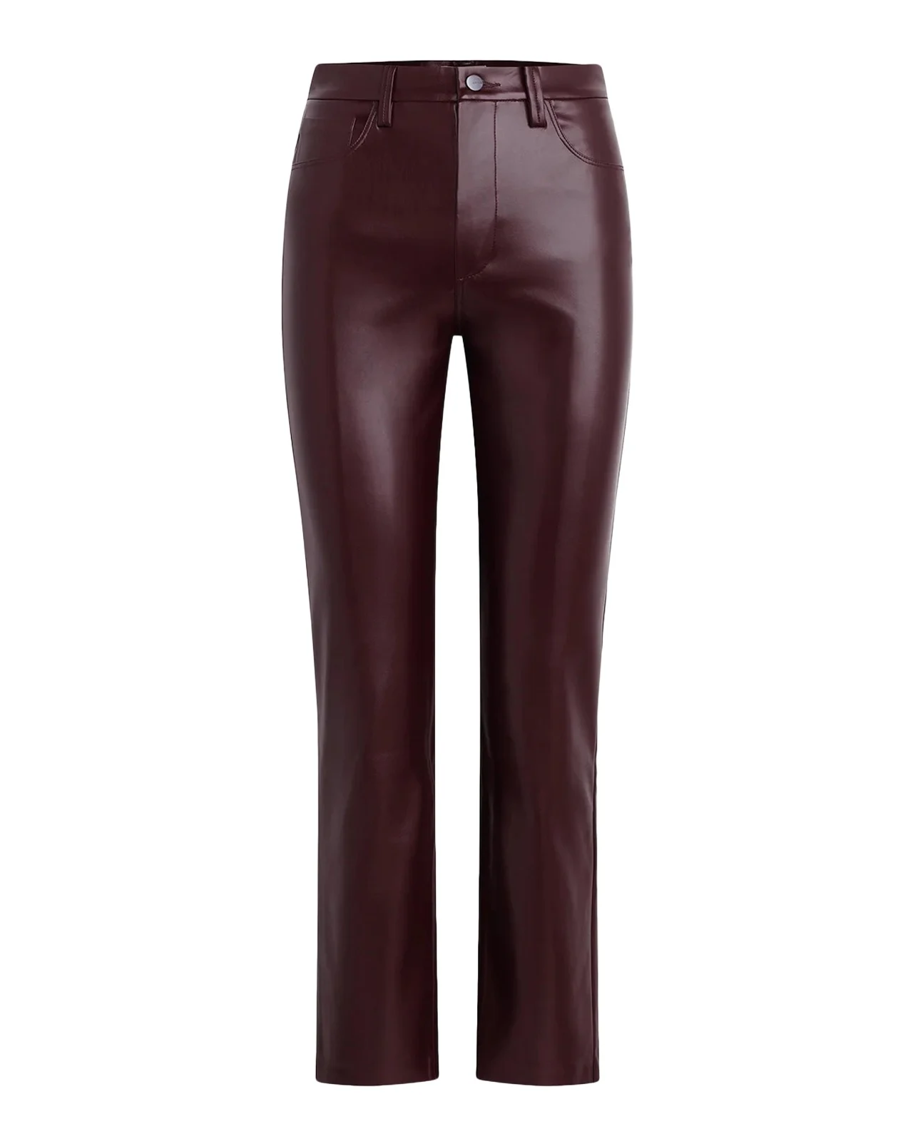 The Lyra Faux Leather Slim-Leg Ankle Crop Pants The Lyra Faux Leather Slim-Leg Ankle Crop Pants