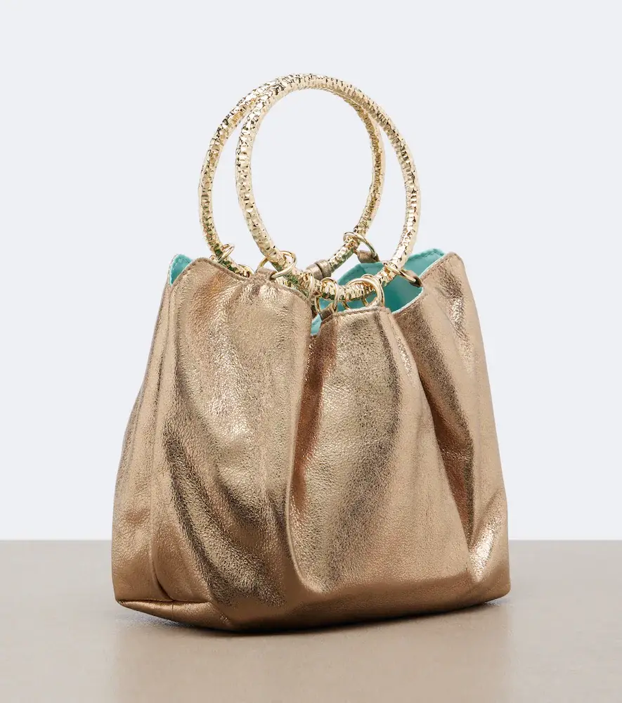 Aquazzura Night Stars metallic leather bucket bag | Thumbnail 2 Aquazzura Night Stars metallic leather bucket bag | Thumbnail 2