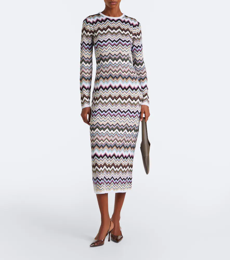Missoni Zigzag knitted wool-blend midi dress | Thumbnail 2 Missoni Zigzag knitted wool-blend midi dress | Thumbnail 2