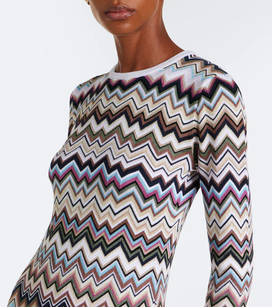 Missoni Zigzag knitted wool-blend midi dress | Thumbnail 3 Missoni Zigzag knitted wool-blend midi dress | Thumbnail 3