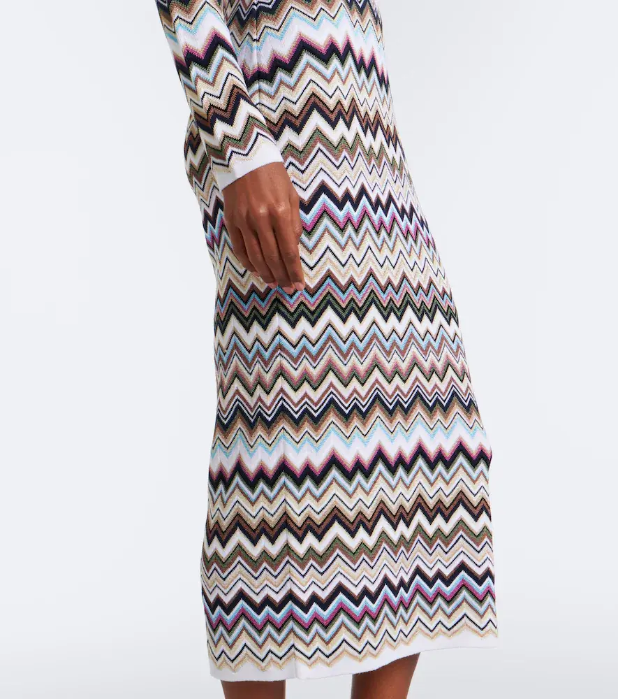 Missoni Zigzag knitted wool-blend midi dress | Thumbnail 4 Missoni Zigzag knitted wool-blend midi dress | Thumbnail 4