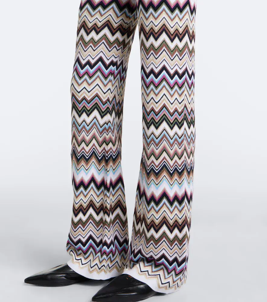 Missoni Zigzag knitted wide-leg pants | Thumbnail 2