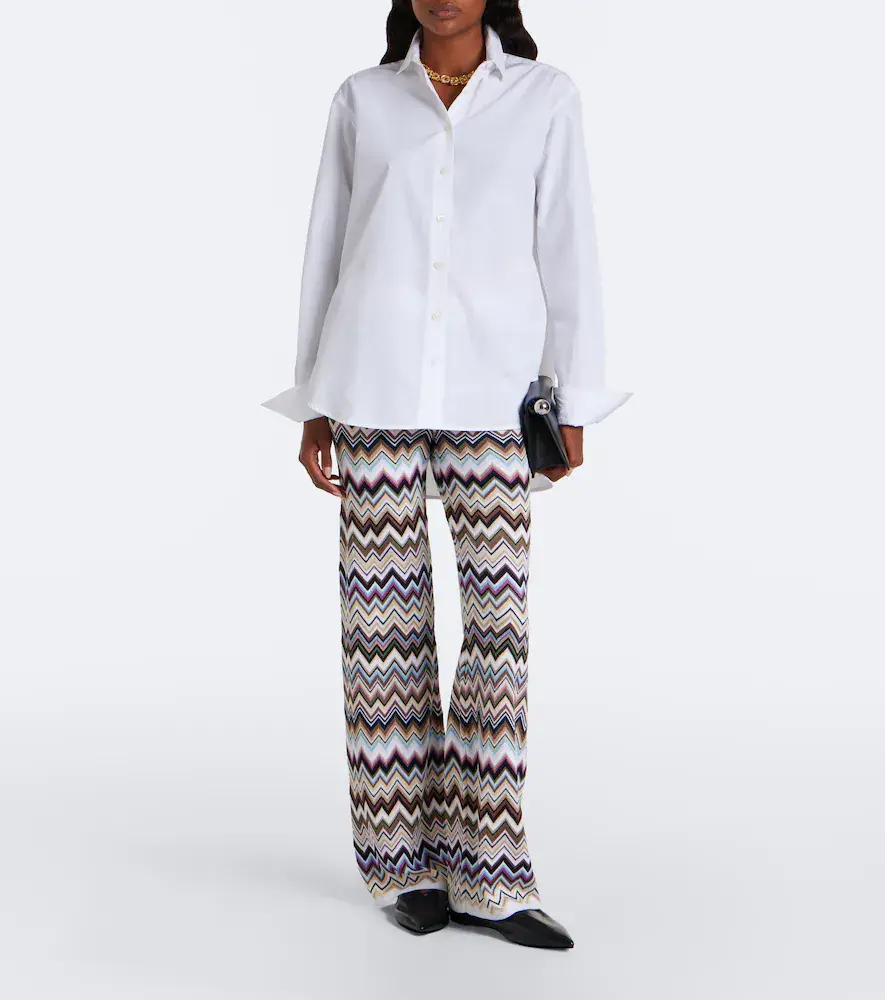 Missoni Zigzag knitted wide-leg pants | Thumbnail 5