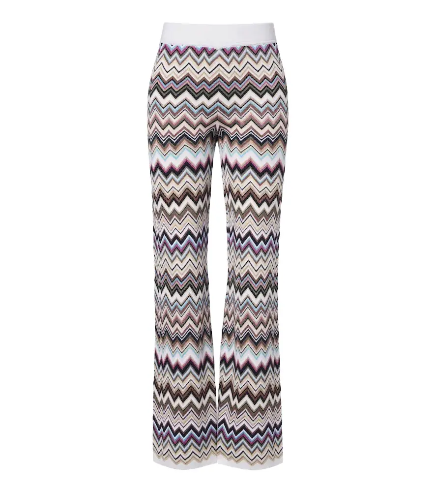 Missoni Zigzag knitted wide-leg pants | Image 1 Missoni Zigzag knitted wide-leg pants | Image 1