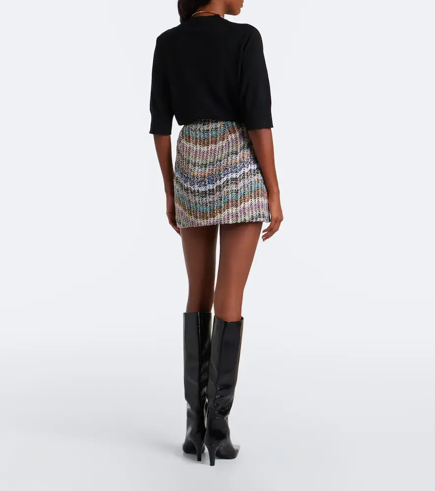 Missoni Knitted lamé miniskirt | Thumbnail 4