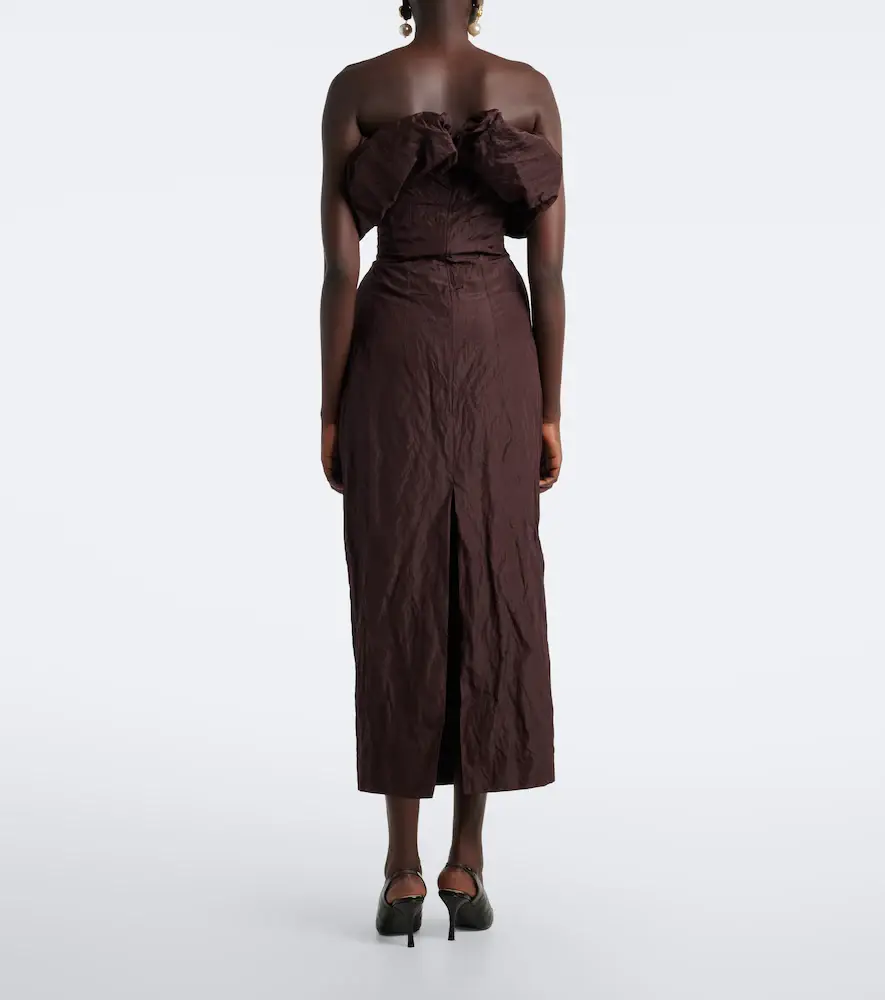 Magda Butrym Cotton and silk corset dress | Thumbnail 6 Magda Butrym Cotton and silk corset dress | Thumbnail 6