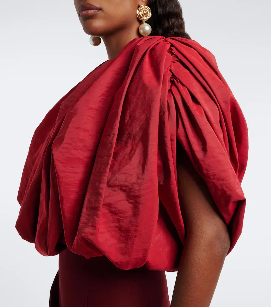 Magda Butrym Draped silk-blend minidress | Thumbnail 5 Magda Butrym Draped silk-blend minidress | Thumbnail 5