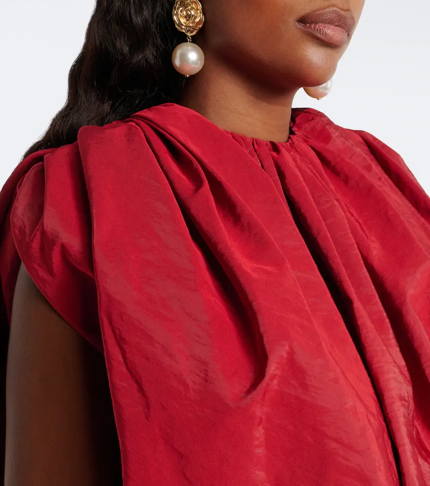Magda Butrym Draped silk-blend minidress | Thumbnail 6 Magda Butrym Draped silk-blend minidress | Thumbnail 6