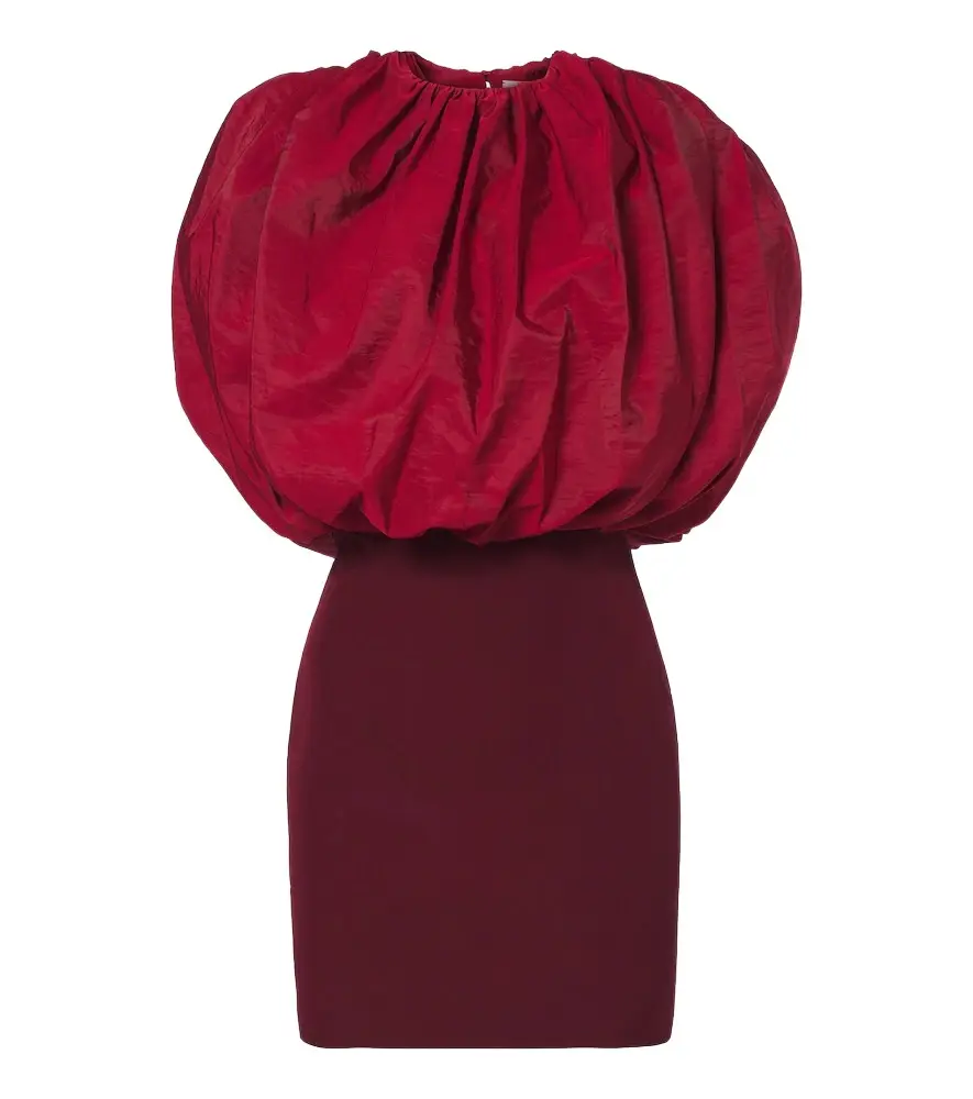 Magda Butrym Draped silk-blend minidress | Image 1 Magda Butrym Draped silk-blend minidress | Image 1