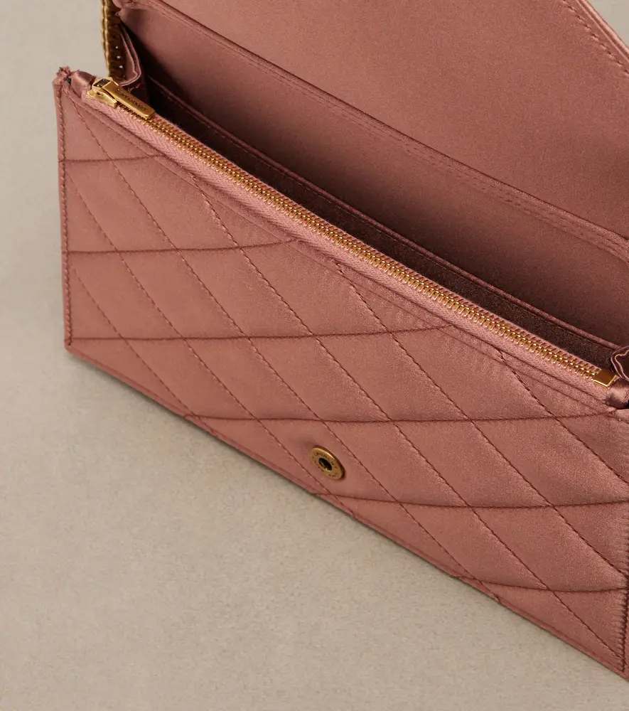 Saint Laurent Paris Mini satin wallet on chain | Thumbnail 4 Saint Laurent Paris Mini satin wallet on chain | Thumbnail 4