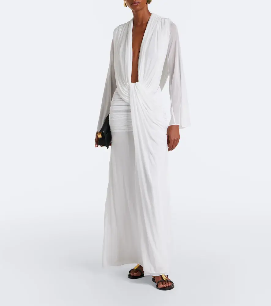 Christopher Esber Ripple draped jersey gown | Thumbnail 3