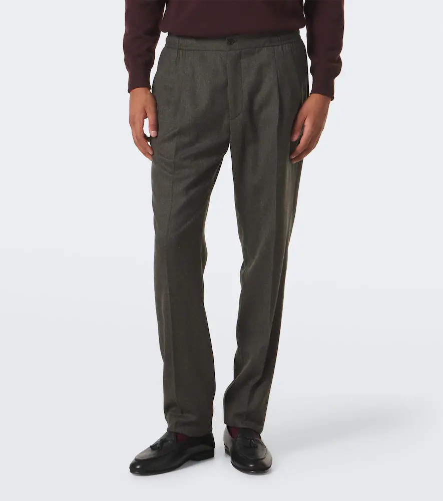 Rubinacci Virgin wool straight pants | Thumbnail 2 Rubinacci Virgin wool straight pants | Thumbnail 2