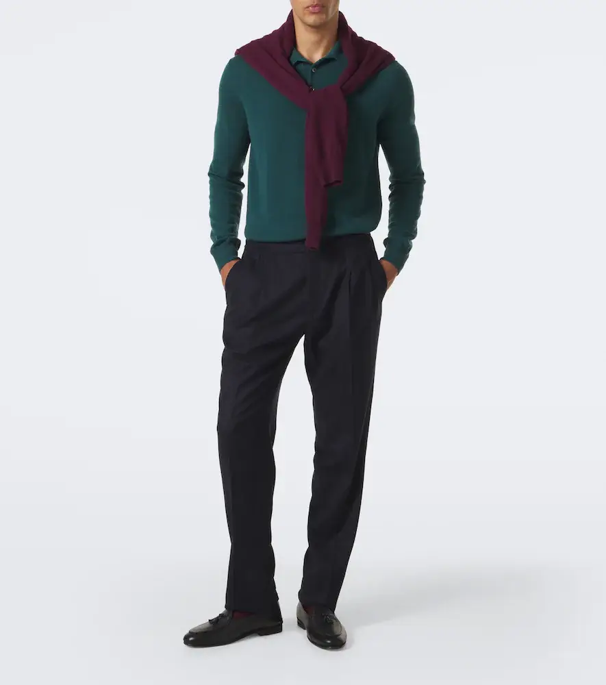 Rubinacci Virgin wool straight pants | Thumbnail 2