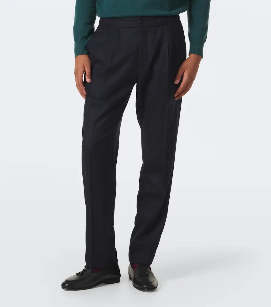 Rubinacci Virgin wool straight pants | Thumbnail 4
