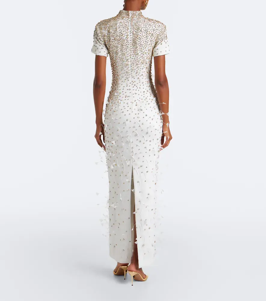 LA FUORI Là Fuori Seraphina embellished feather-trimmed gown | Thumbnail 4 LA FUORI Là Fuori Seraphina embellished feather-trimmed gown | Thumbnail 4