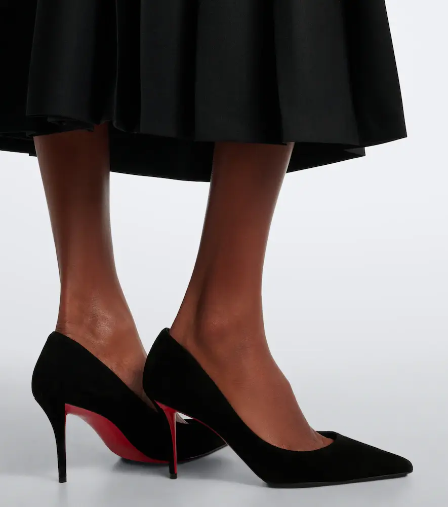 Christian Louboutin Miss Z suede pumps | Thumbnail 5