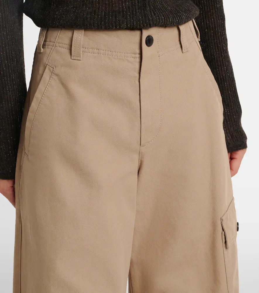 Brunello Cucinelli Cotton canvas barrel-leg pants | Thumbnail 3