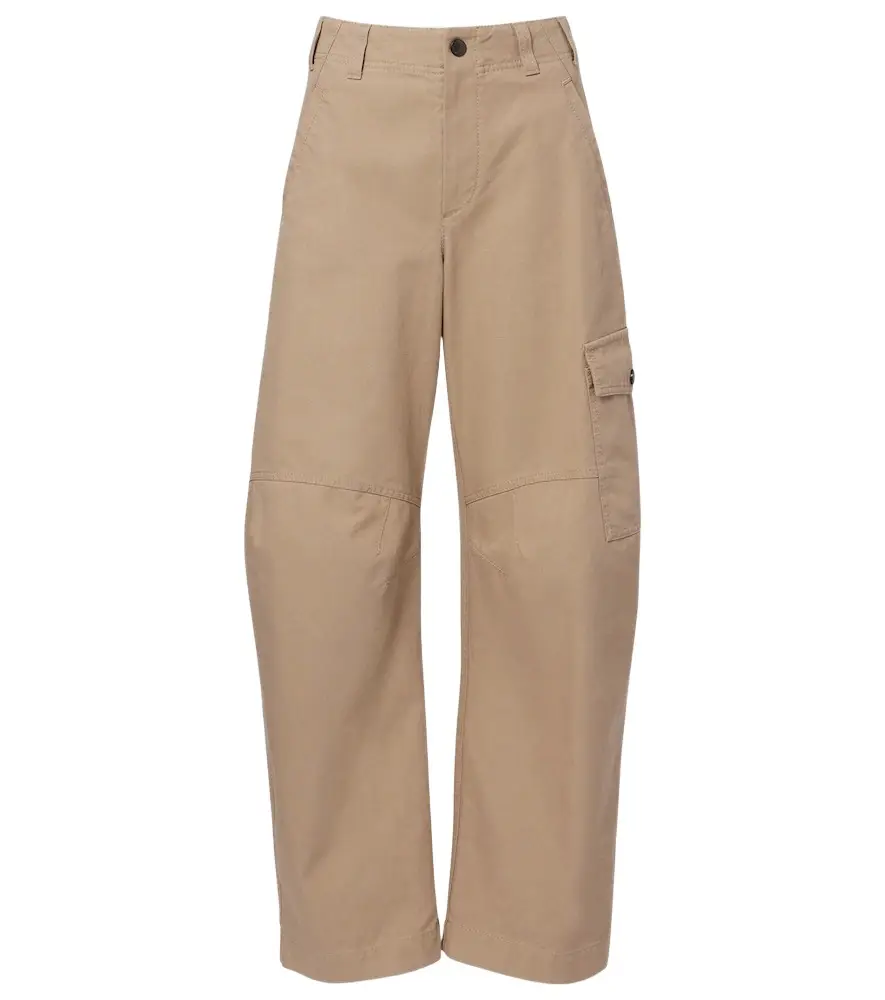 Brunello Cucinelli Cotton canvas barrel-leg pants