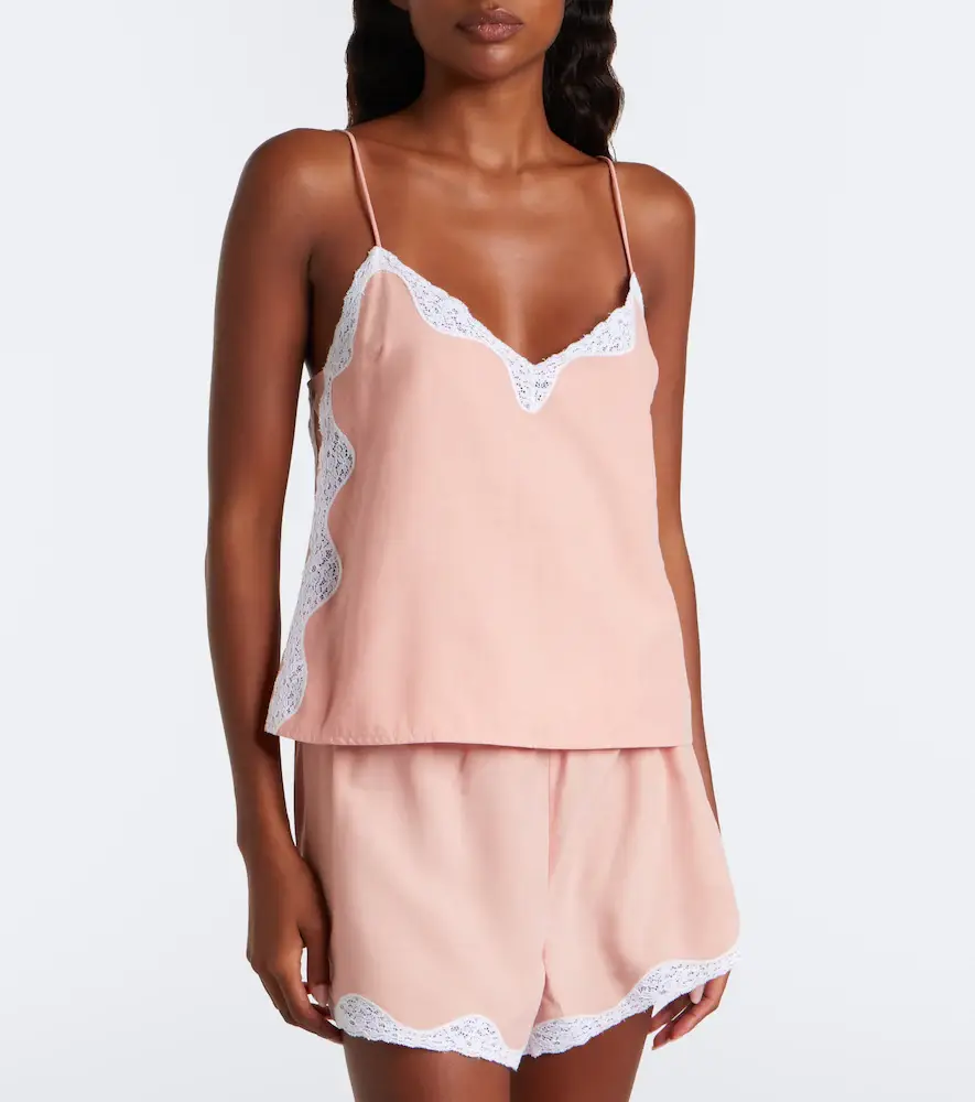 Posse Tabitha lace-trimmed shorts | Thumbnail 2