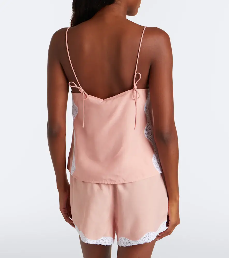 Posse Tabitha lace-trimmed shorts | Thumbnail 4