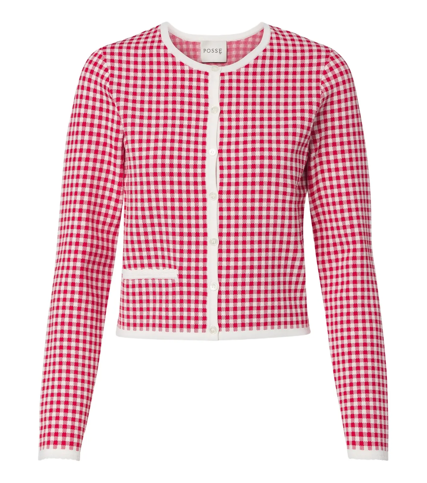 Posse Micah gingham cardigan