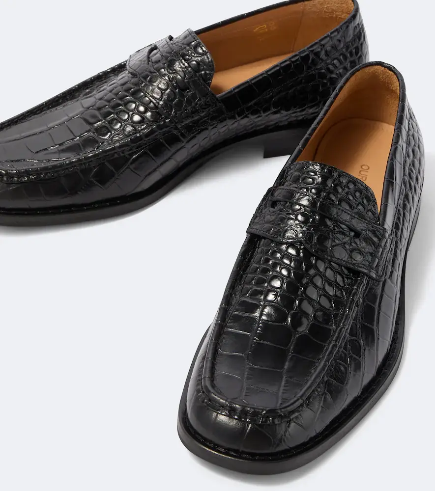 Our Legacy Light croc-effect leather penny loafers | Thumbnail 3 Our Legacy Light croc-effect leather penny loafers | Thumbnail 3