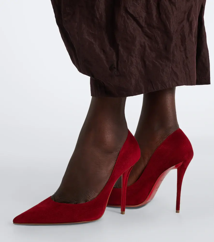 Christian Louboutin Miss Z suede pumps | Thumbnail 6