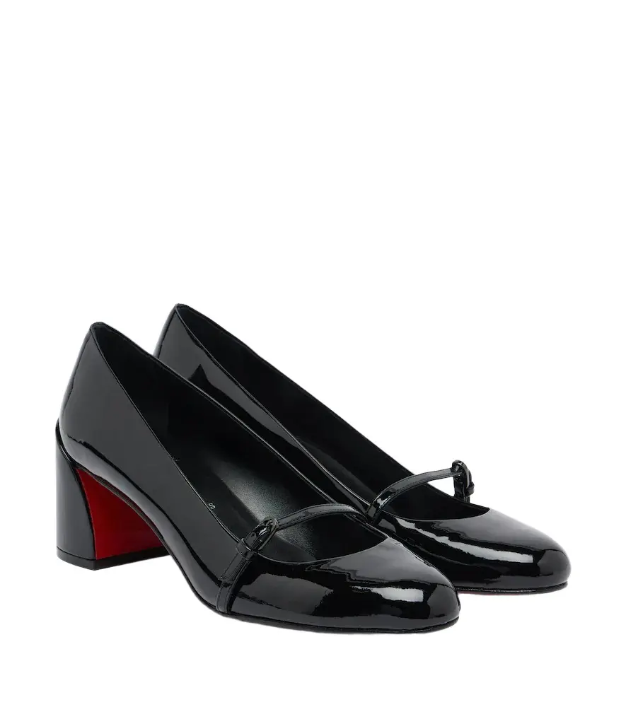 Christian Louboutin Jane Nina patent leather Mary Jane pumps | Image 1 Christian Louboutin Jane Nina patent leather Mary Jane pumps | Image 1
