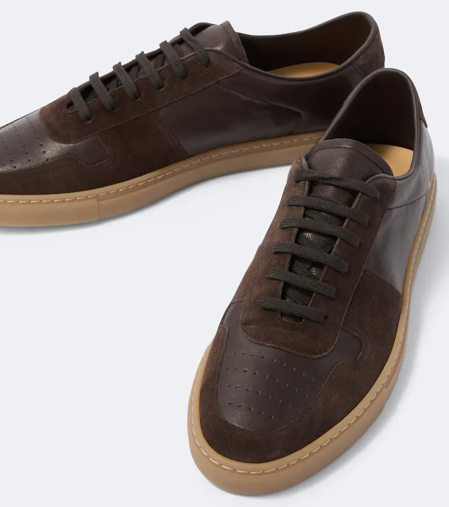 Common Projects Bball Duo suede-trimmed leather sneakers | Thumbnail 3 Common Projects Bball Duo suede-trimmed leather sneakers | Thumbnail 3
