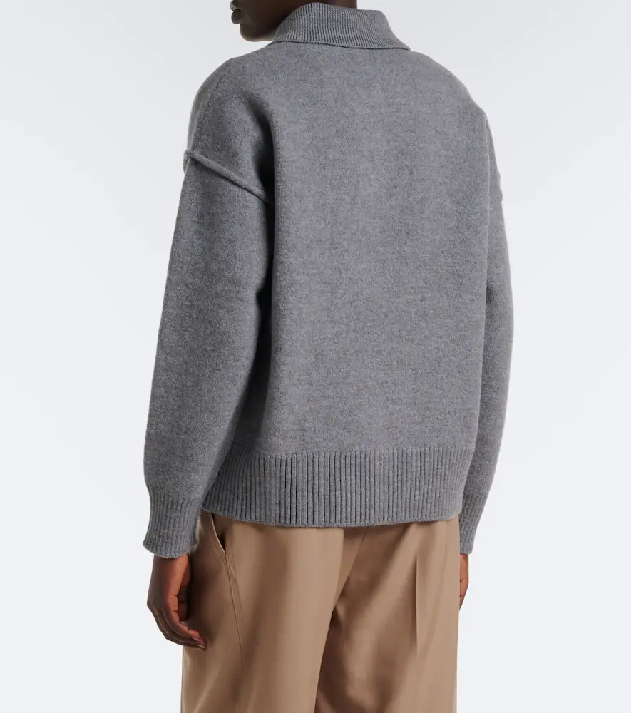 AMI PARIS Ami de Coeur wool polo sweater | Thumbnail 3 AMI PARIS Ami de Coeur wool polo sweater | Thumbnail 3