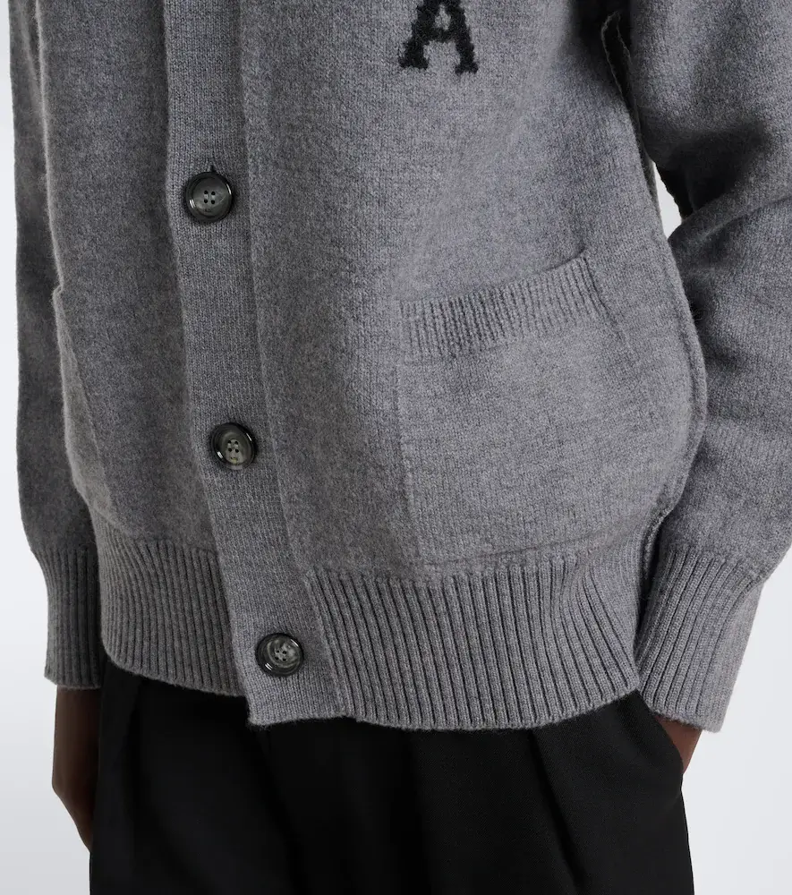 AMI PARIS Ami de Coeur wool cardigan | Thumbnail 2 AMI PARIS Ami de Coeur wool cardigan | Thumbnail 2