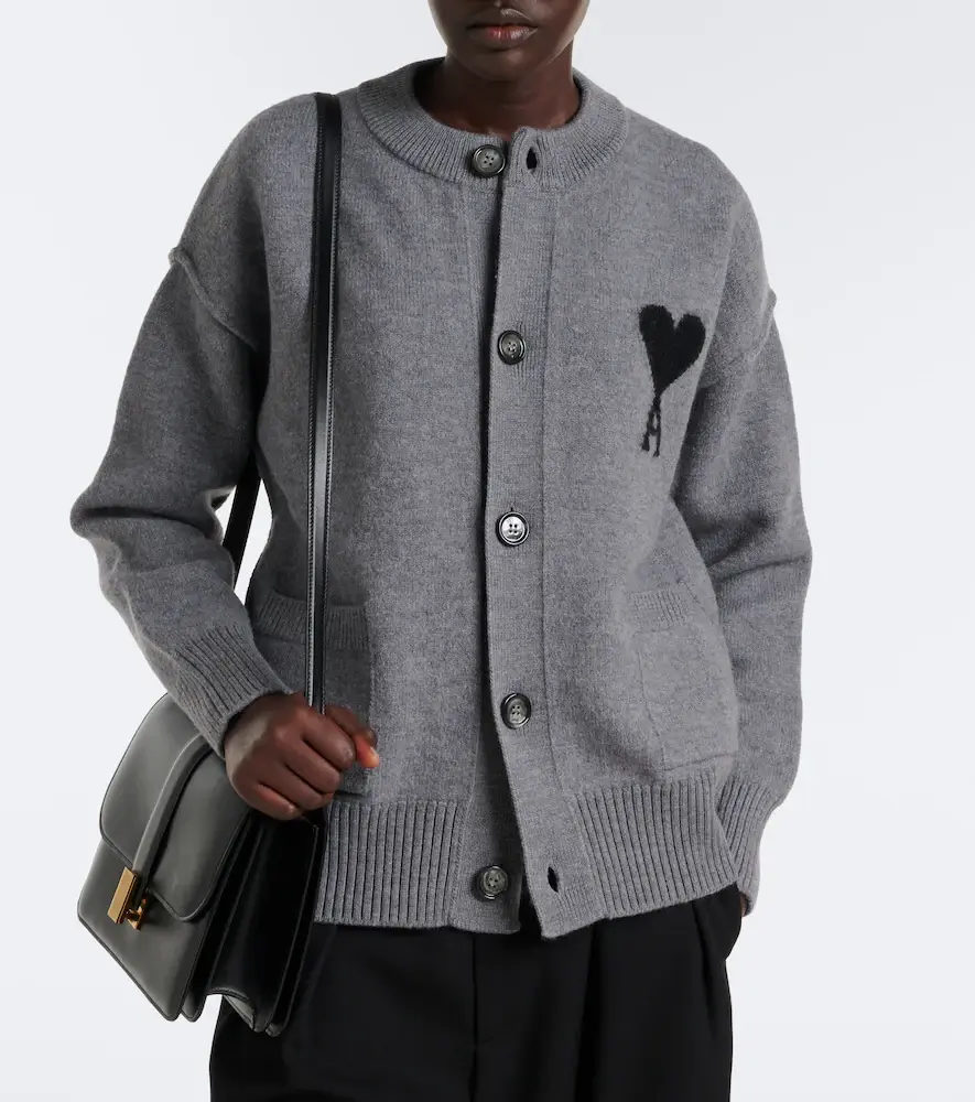 AMI PARIS Ami de Coeur wool cardigan | Thumbnail 3 AMI PARIS Ami de Coeur wool cardigan | Thumbnail 3