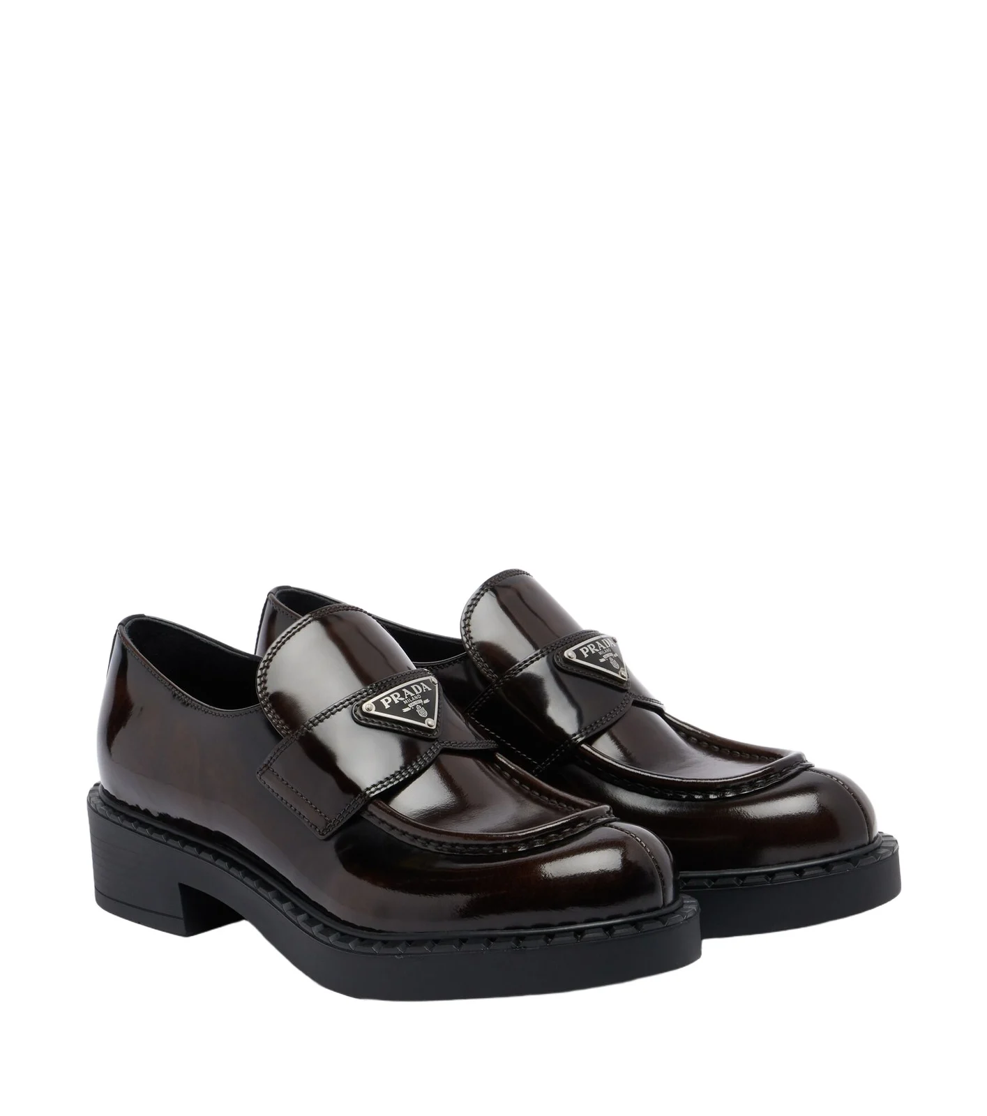 Chocolate leather loafers Chocolate leather loafers