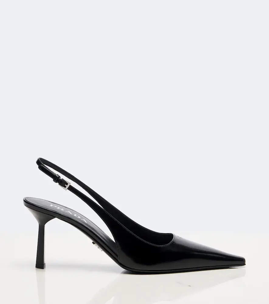 Prada Leather slingback pumps | Thumbnail 4 Prada Leather slingback pumps | Thumbnail 4