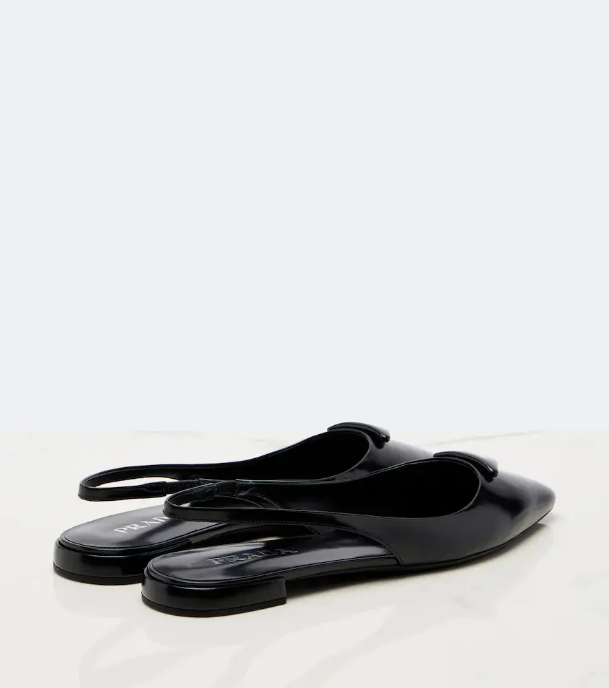 Prada Leather slingback ballet flats | Thumbnail 2 Prada Leather slingback ballet flats | Thumbnail 2