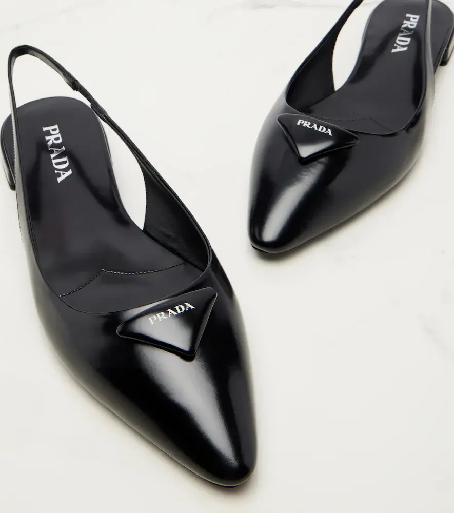 Prada Leather slingback ballet flats | Thumbnail 4 Prada Leather slingback ballet flats | Thumbnail 4