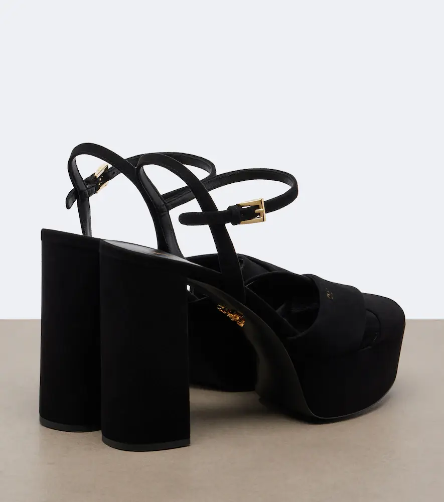 Prada Suede platform sandals | Thumbnail 2