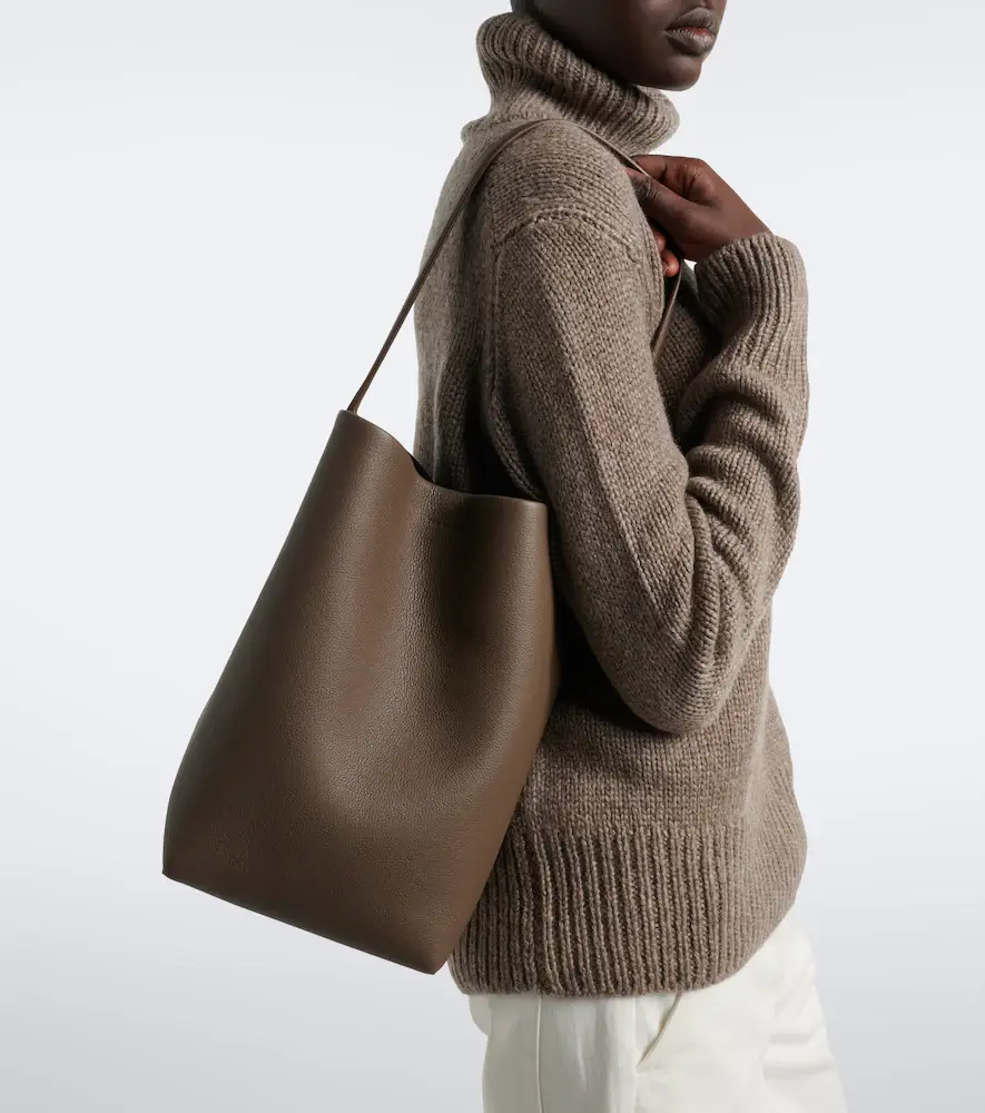 The Row N/S Park Medium leather tote bag | Thumbnail 7