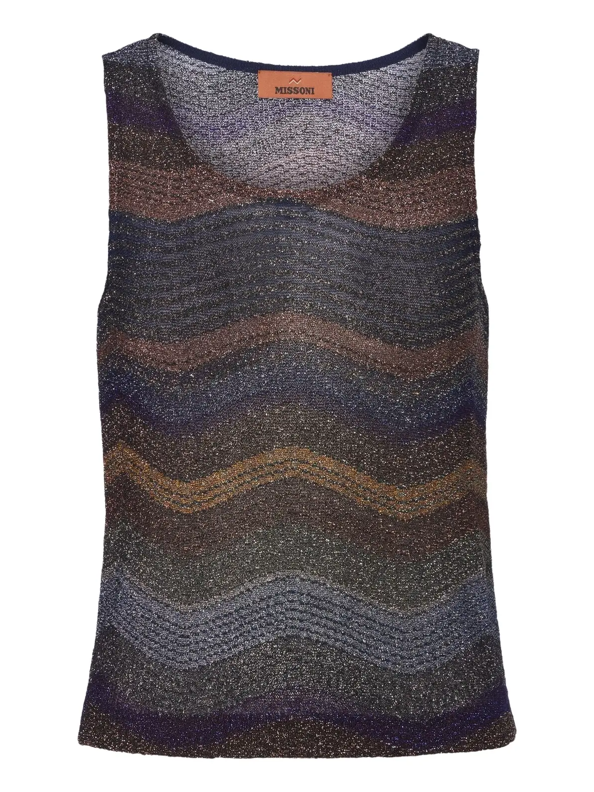Missoni Wave lamé top
