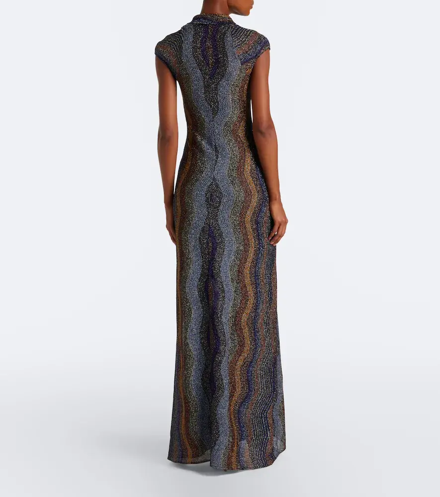 Missoni Knitted lamé maxi dress | Thumbnail 3 Missoni Knitted lamé maxi dress | Thumbnail 3